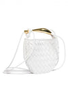 Sardin Intrecciato Mini Tote Bag White - BOTTEGA VENETA - BALAAN 3