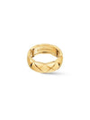 Coco Crush Quilted Motif Small Ring Gold - CHANEL - BALAAN 3