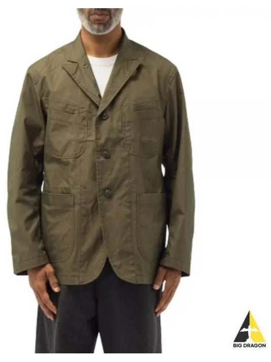 Bedford Jacket Olive CP Weather Poplin 23F1D005 NQ169 EU001 - ENGINEERED GARMENTS - BALAAN 1