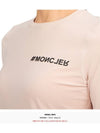 Logo Short Sleeve T-Shirt Light Pink - MONCLER - BALAAN 9