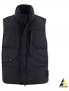 Wappen Patch High Neck Padding Vest Navy - STONE ISLAND - BALAAN 2