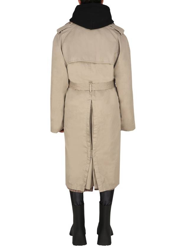 reversible trench coat beige - BALENCIAGA - BALAAN 4