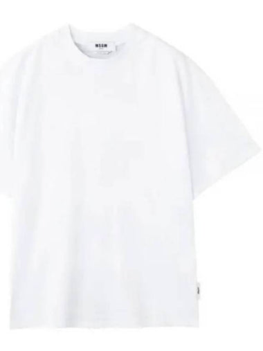 Short Sleeve T Shirt 3340MM67 227798 01 White - MSGM - BALAAN 1