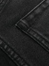 Men's Cropped Slim Fit Jeans Black - AMI - BALAAN.