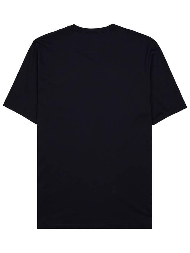 30/1 Jersey Label Style Logo Short Sleeve T-Shirt Black - CP COMPANY - BALAAN 3