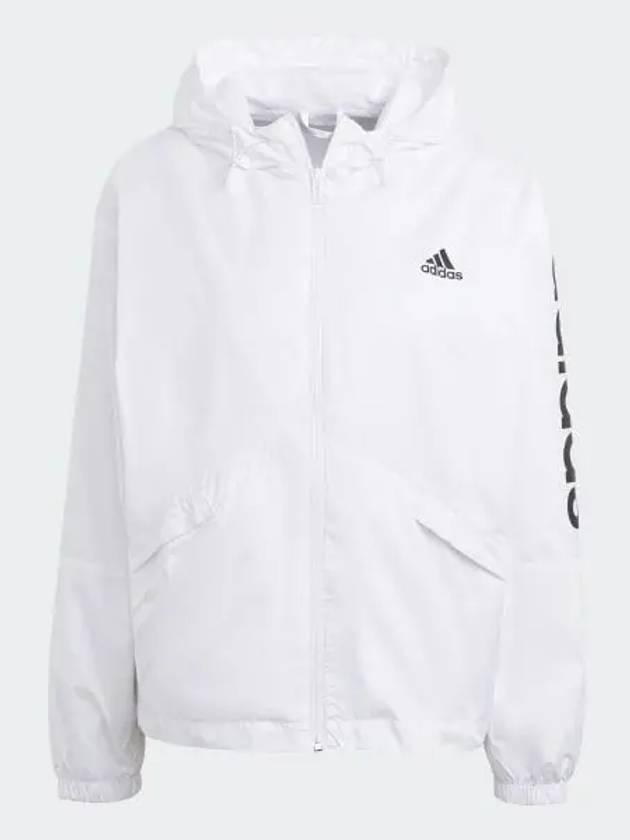 Essential Oversized Logo Windbreaker White - ADIDAS - BALAAN 2