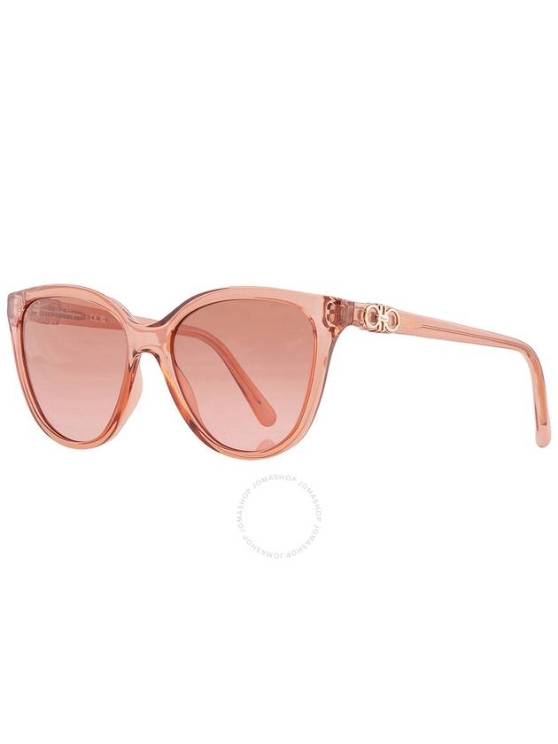 Salvatore Ferragamo Pink Gradient Cat Eye Ladies Sunglasses SF1056S 838 57 - SALVATORE FERRAGAMO - BALAAN 3