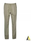 Wool Twill Track Pants Khaki - DIOR - BALAAN 2