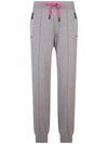 Drawstring Lounge Track Pants Gray - MONCLER - BALAAN 1