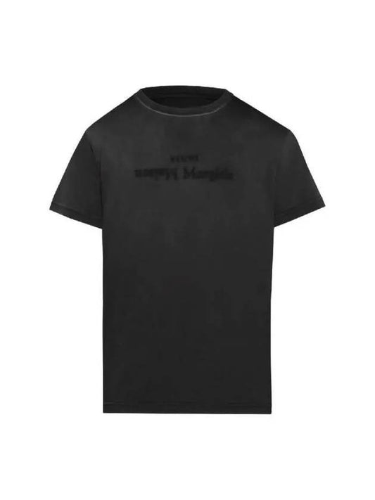 Reverse Logo Short Sleeve T-Shirt Washed Black - MAISON MARGIELA - BALAAN 2