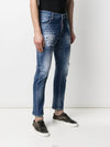 Men's Tidy Biker Fit Washed Jeans Blue - DSQUARED2 - BALAAN 5