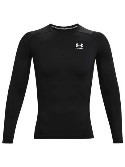 Men's Heat Gear Compression Long Sleeve T-Shirt Black - UNDER ARMOUR - BALAAN 2