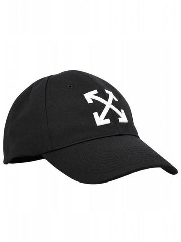 arrow logo ball cap black - OFF WHITE - BALAAN.