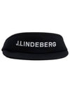 Viktor Embroidered Logo Visor Black - J.LINDEBERG - BALAAN 2