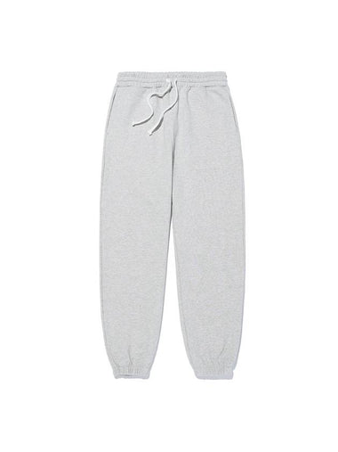 Unisex loose fit sweatpants melange gray - LMN3011 - BALAAN 1