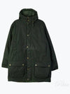 Hooded Beaufort Wax Jacket Sage - BARBOUR - BALAAN 2