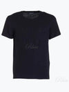 Eagle Logo Swim Short Sleeve T-Shirt Black - EMPORIO ARMANI - BALAAN 2