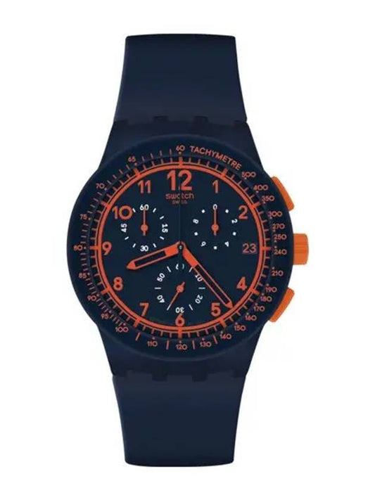 Wristwatch Men s Jelly REBIRTH BLUE SUSN401 - SWATCH - BALAAN 1
