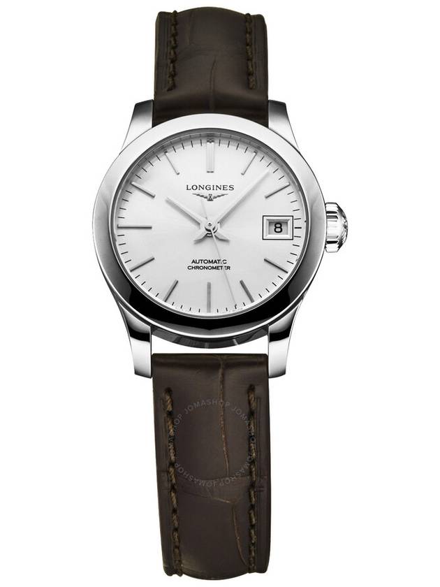 Longines Record Automatic Silver Dial Ladies Watch L2.320.4.72.2 - LONGINES - BALAAN 1