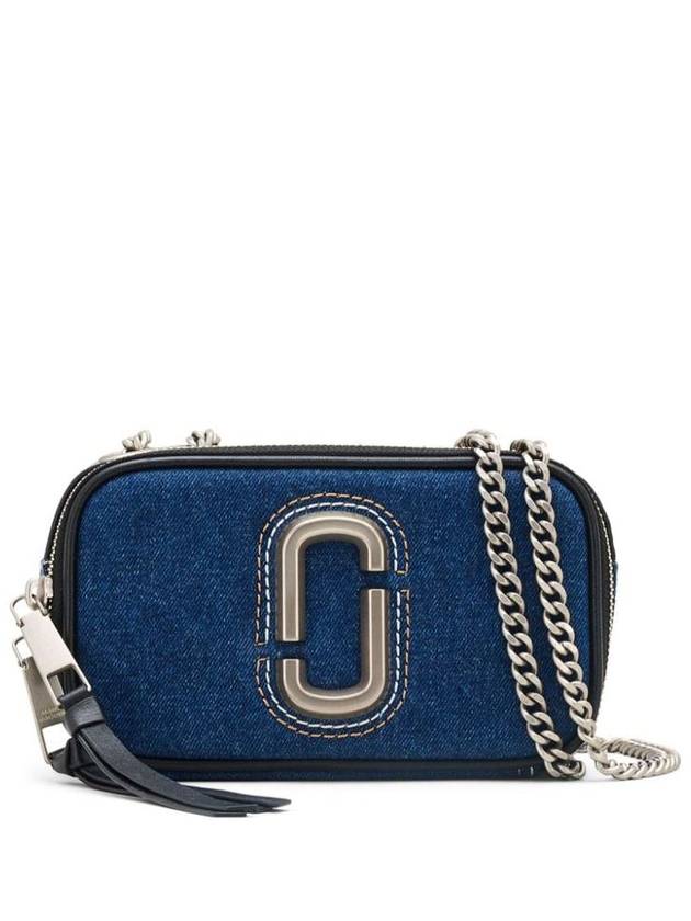 The Denim Chain Snapshot Cross Bag Blue - MARC JACOBS - BALAAN 2