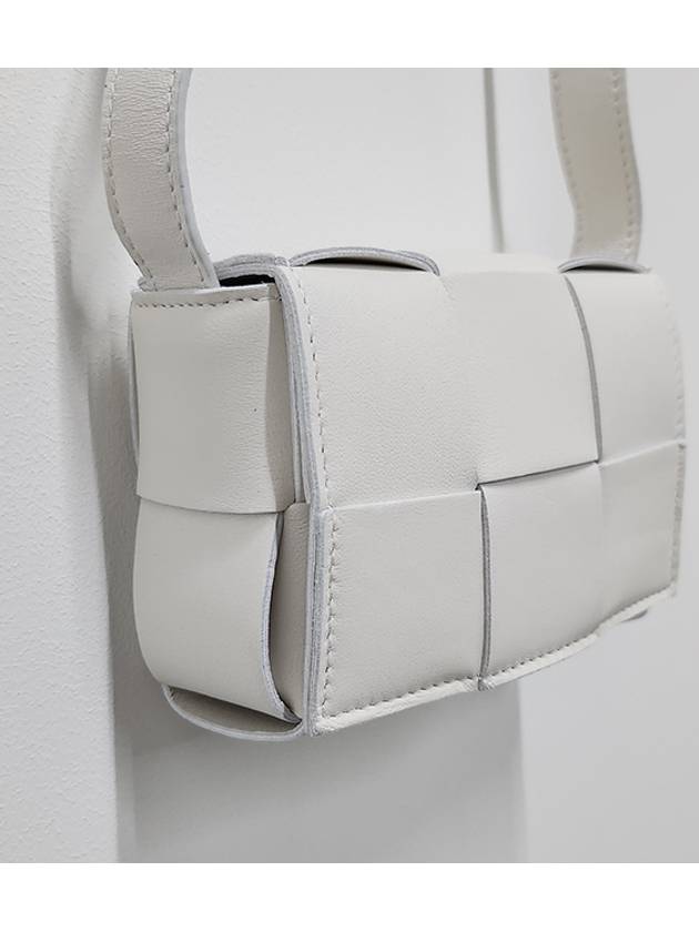 Intrecciato Cassette Small Cross Bag White - BOTTEGA VENETA - BALAAN 5