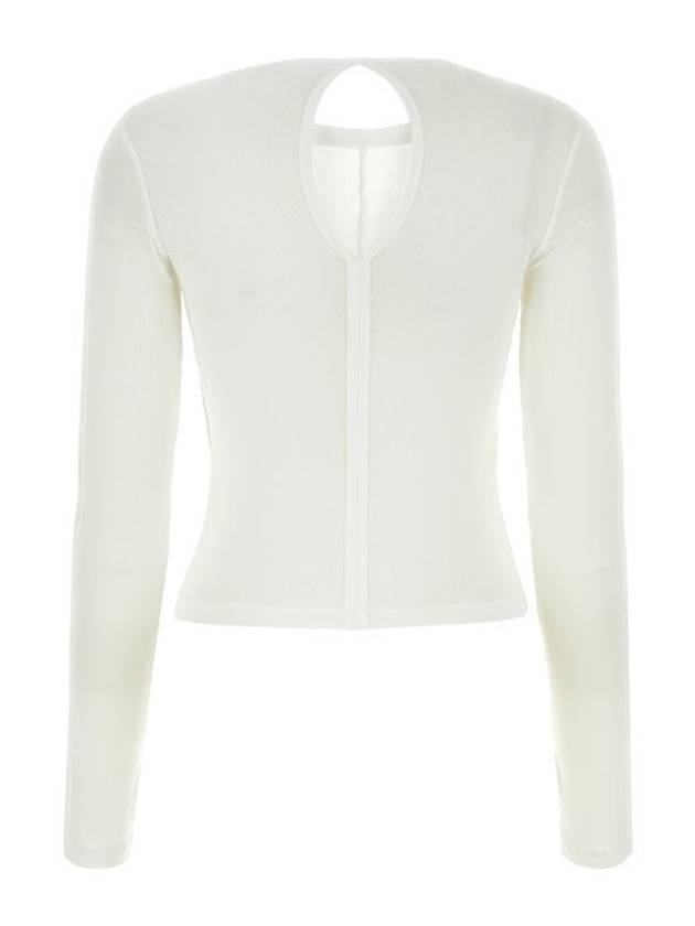 Twist Long Sleeve Long Sleeve T-Shirt White - HELMUT LANG - BALAAN 3