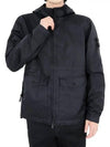 Membrana 3L TC Hooded Jacket Blue - STONE ISLAND - BALAAN 4