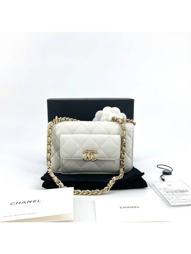 Caviar pocket woc mini bag cross - CHANEL - BALAAN 1