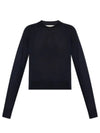 De Coeur Wool Knit Top Navy - AMI - BALAAN 2