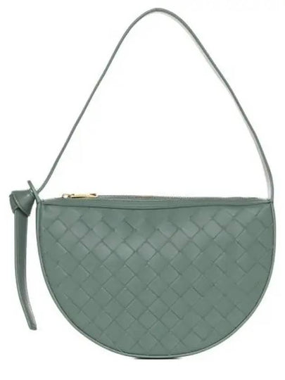 Intrecciato Sunrise Small Shoulder Bag Aloe - BOTTEGA VENETA - BALAAN 2