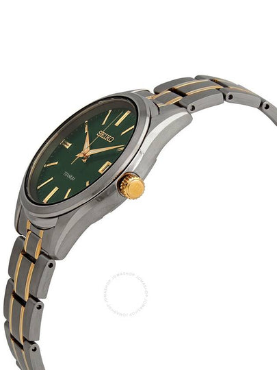 Seiko Essentials Quartz Green Dial Men's Watch SUR377 - SEIKO - BALAAN 2