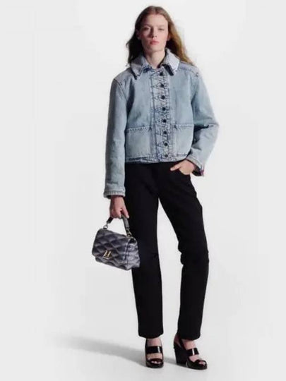 Bleached Denim Jacket Blue - LOUIS VUITTON - BALAAN 2