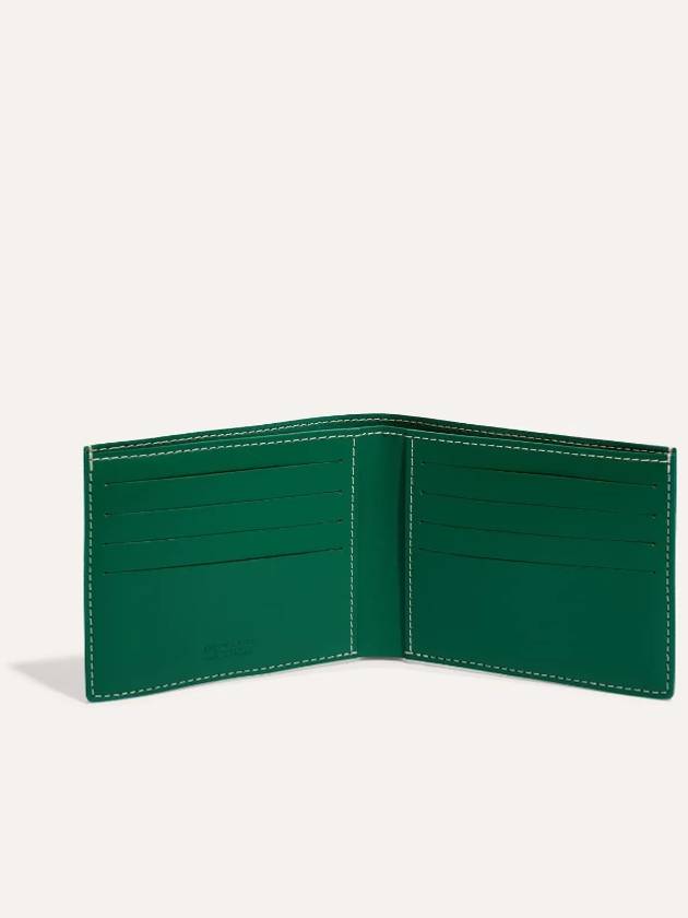 Victoire Wallet Green In Canvas And Calfskin - GOYARD - BALAAN 5