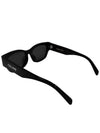 Eyewear Monochrome Acetate Sunglasses Black - CELINE - BALAAN 8