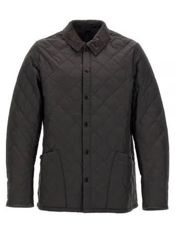 Heritage Liddesdale Quilted Padding Charcoal - BARBOUR - BALAAN 1