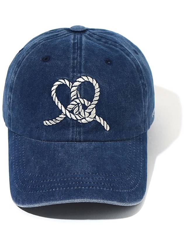 Heart Note Embroidered Cap Navy - OGARP - BALAAN 2