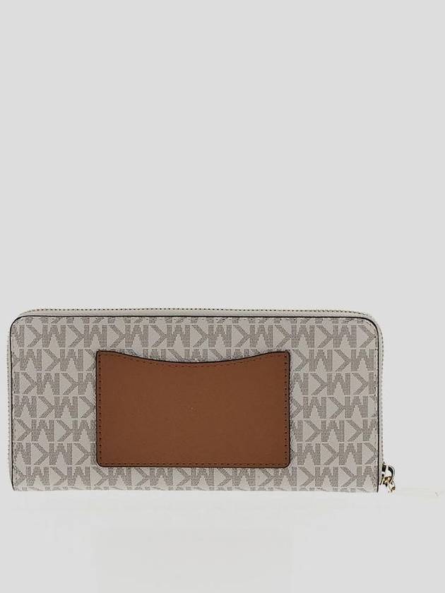 Jet Set Charm Canvas Long Wallet White - MICHAEL KORS - BALAAN 4