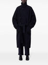 Alpaca Wool Duffel Coat Black - LEMAIRE - BALAAN 5