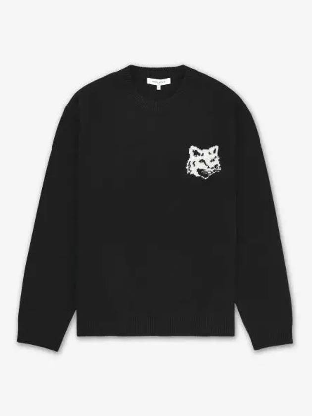 Fox Head Knit Top Black - MAISON KITSUNE - BALAAN 2