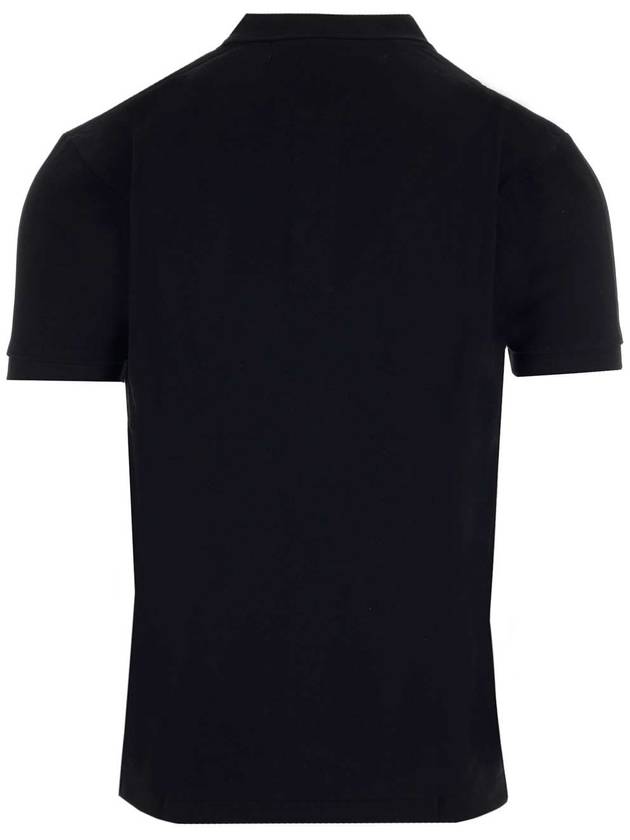 Red Heart Wappen Polo Shirt Black - COMME DES GARCONS - BALAAN 3