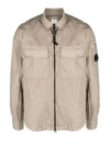 Taylon L Lens Shirt Zip Up Jacket Beige - CP COMPANY - BALAAN 2