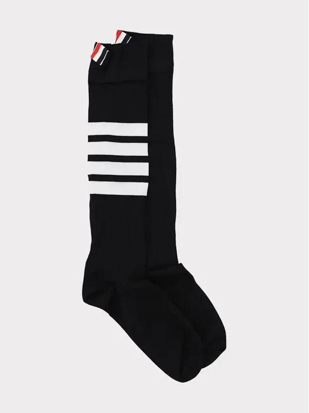 4 Bar Stripe Socks Navy - THOM BROWNE - BALAAN 4