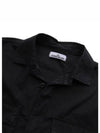 Old Treatment Over Long Sleeve Shirt Black - STONE ISLAND - BALAAN 4