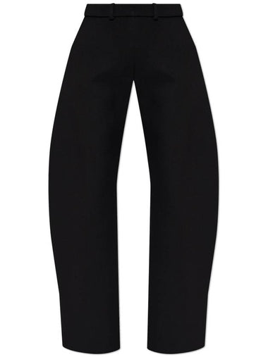 Alaïa Wool Trousers, Women's, Black - ALAIA - BALAAN 1