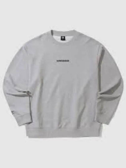 Light Fleece Logo Sweatshirt Grey Melange - CP COMPANY - BALAAN 2