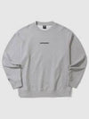 Light Fleece Logo Sweatshirt Grey Melange - CP COMPANY - BALAAN 2