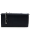 Grain Leather Chain Long Wallet Black - VIVIENNE WESTWOOD - BALAAN 4