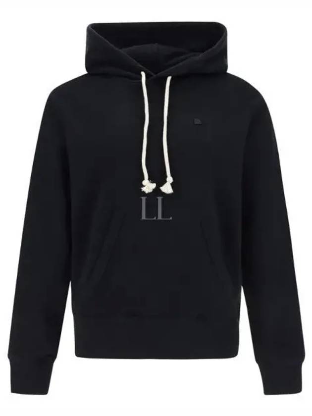 Small Logo Patch Hoodie Black - ACNE STUDIOS - BALAAN 2