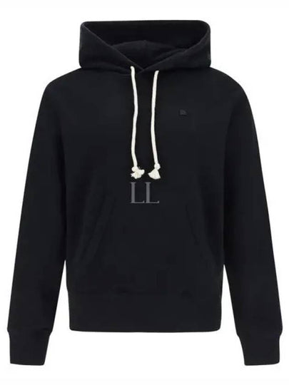 Small Logo Patch Hoodie Black - ACNE STUDIOS - BALAAN 2