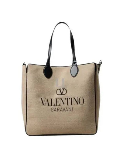 Toile Iconographe Reversible Tote Bag Beige - VALENTINO - BALAAN 2